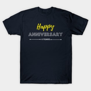 Happy Anniversary | 4 Year T-Shirt